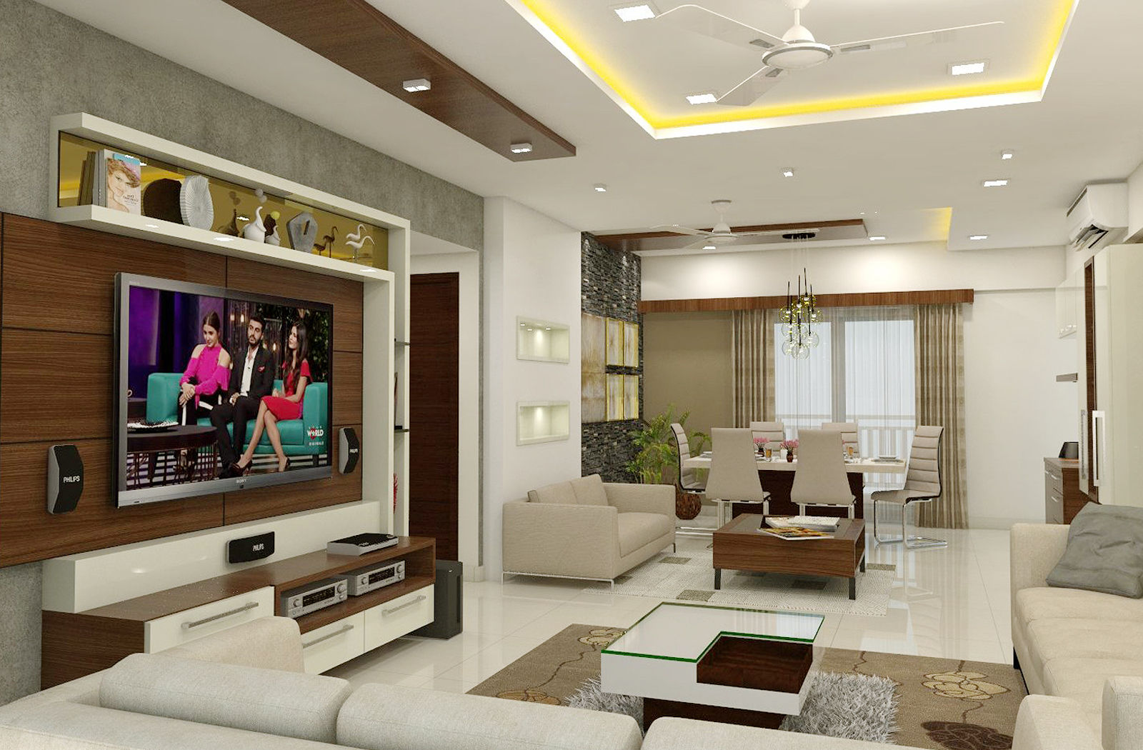 homify Modern living room Plywood