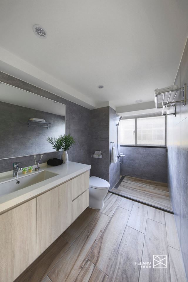台中 - 休憩之家, 禾廊室內設計 禾廊室內設計 Ванная комната в эклектичном стиле