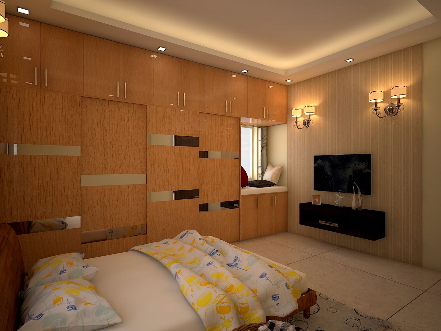 homify Chambre moderne Bois Effet bois