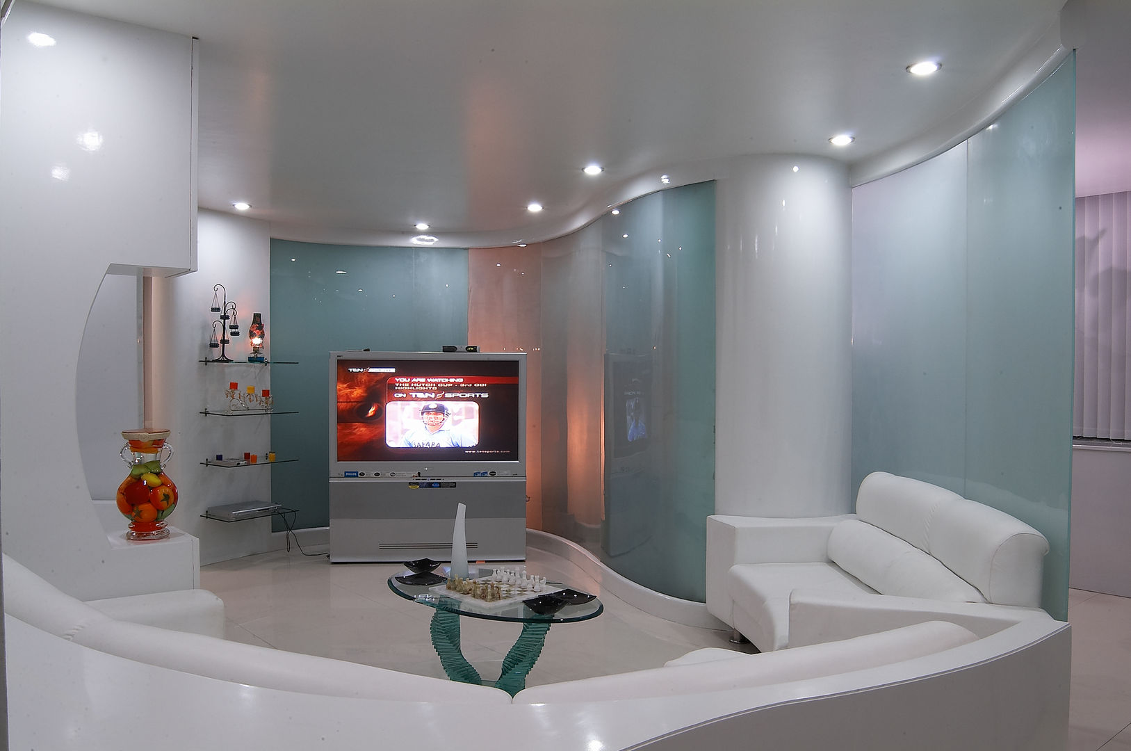 Studio Apartment - Parmar , Pune. Spaceefixs Modern living room