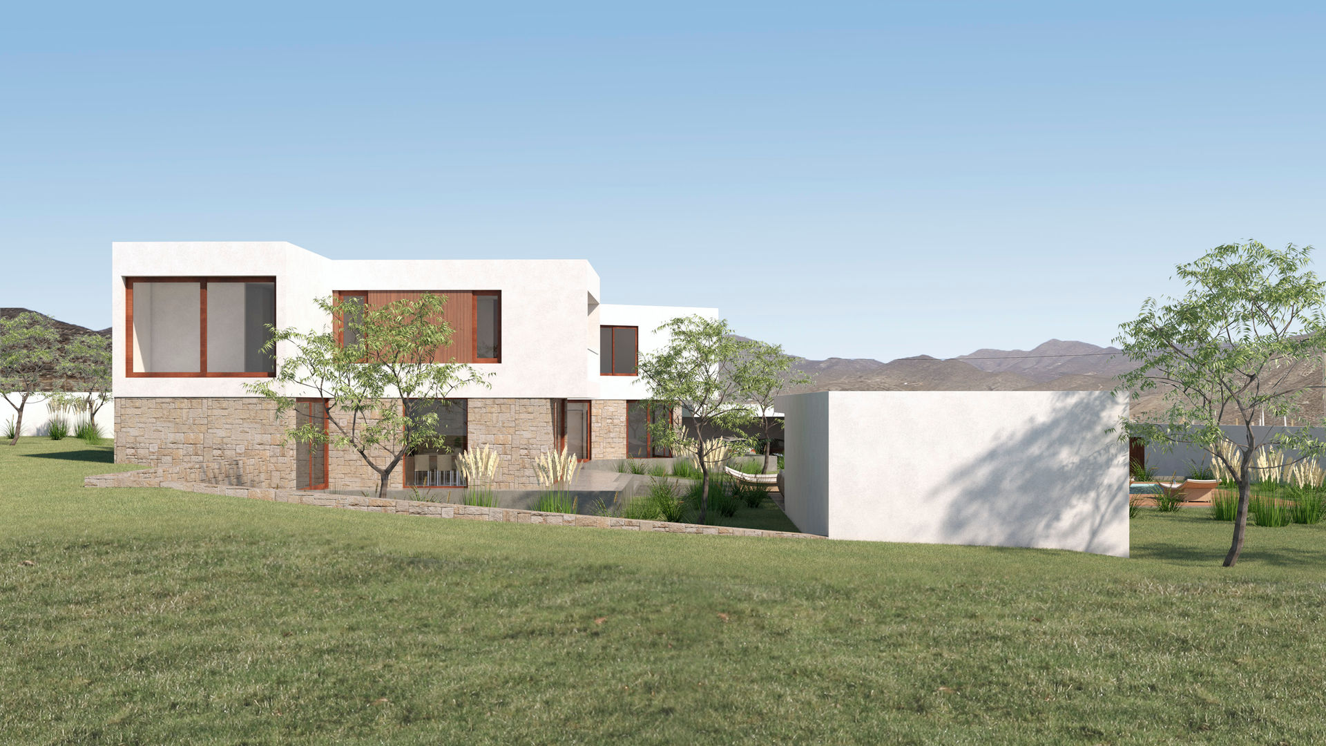 Vivienda La Chimba, Uno Arquitectura Uno Arquitectura บ้านคันทรี่ คอนกรีต