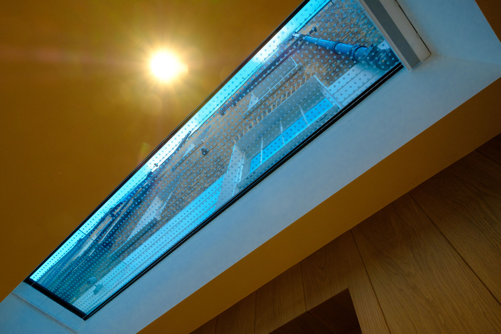 Gibson Sqaure homify Roof IQ Glass,steel doors,glazing,london,glass floors,mondrian