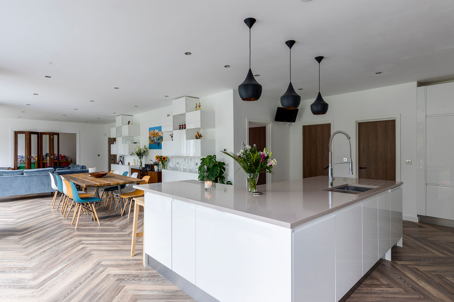 Whole House Renovation, Cheam, Surrey , Model Projects Ltd Model Projects Ltd Cocinas de estilo moderno