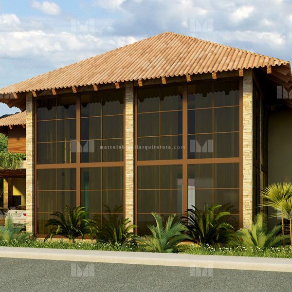 Fachada homify Casas rústicas