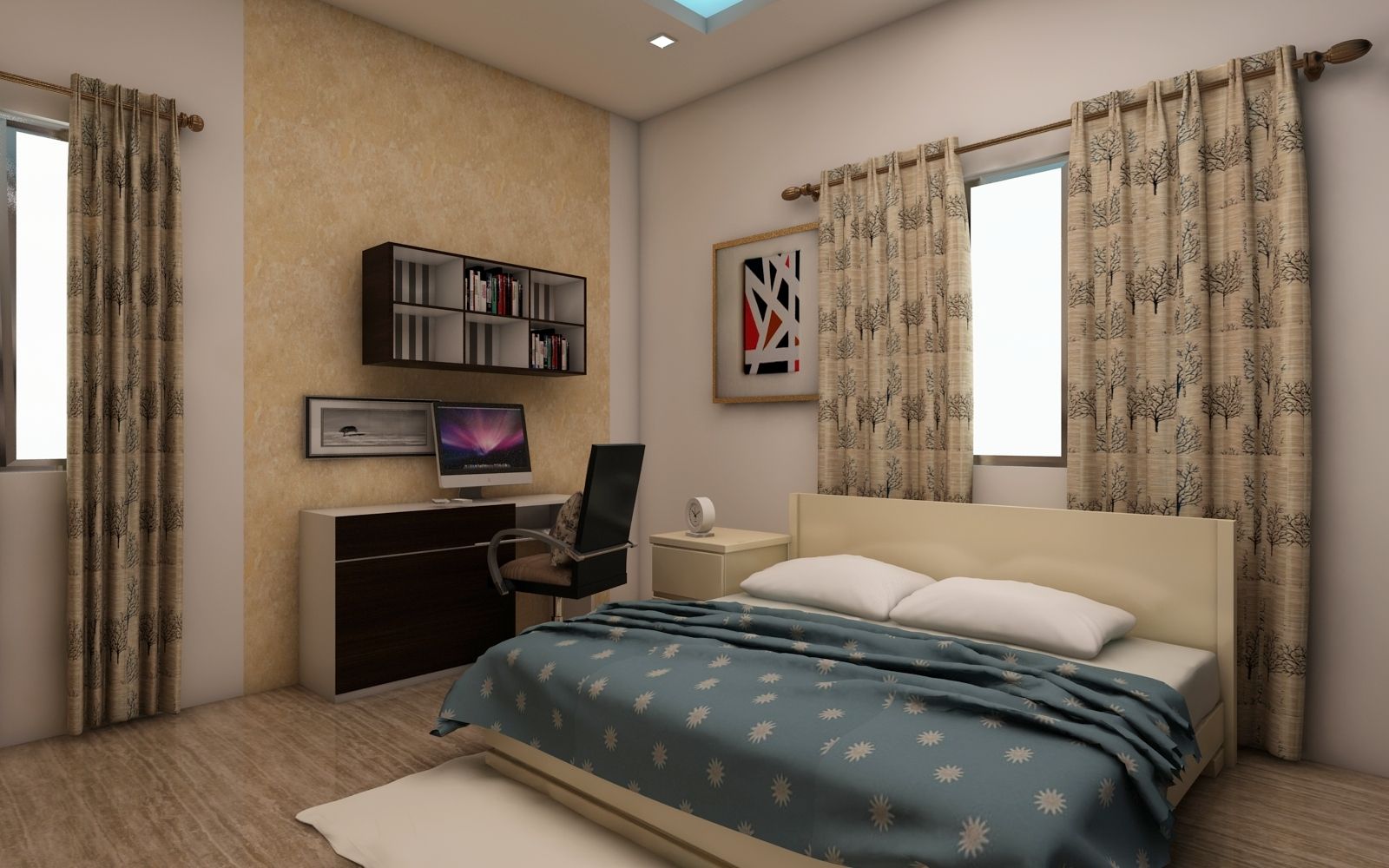 Bedroom homify Modern style bedroom