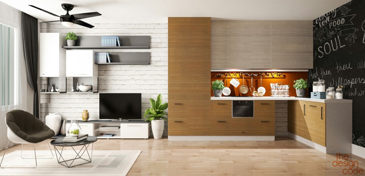 homify Kitchen units Plywood