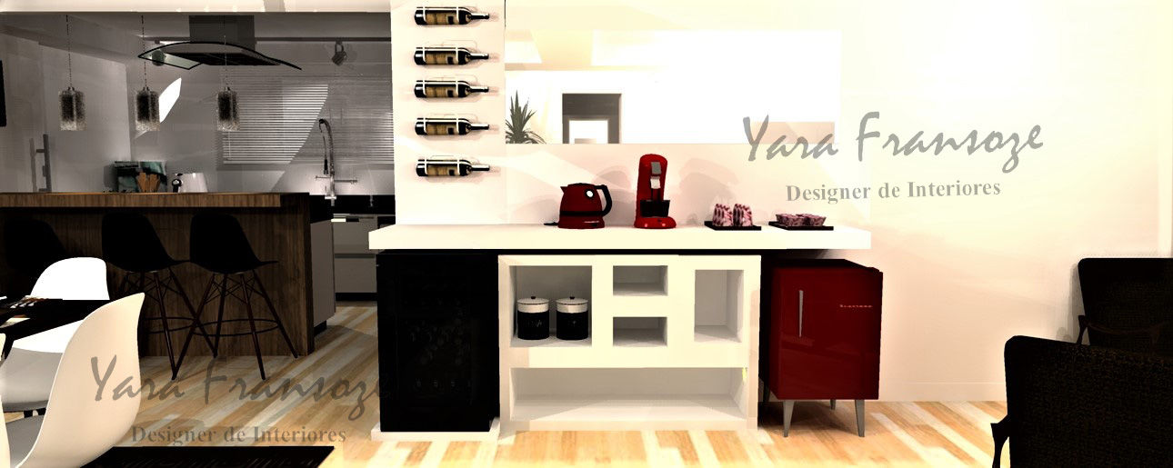Projeto Residencial, Yara Interiores Yara Interiores Modern wine cellar