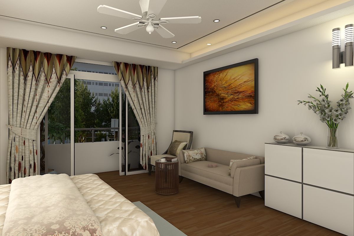 Bedroom homify Modern style bedroom