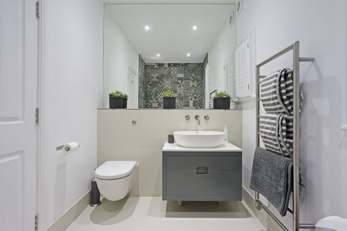 Edwardian meets contemporary; Teddington Family Home, PAD ARCHITECTS PAD ARCHITECTS Modern bathroom