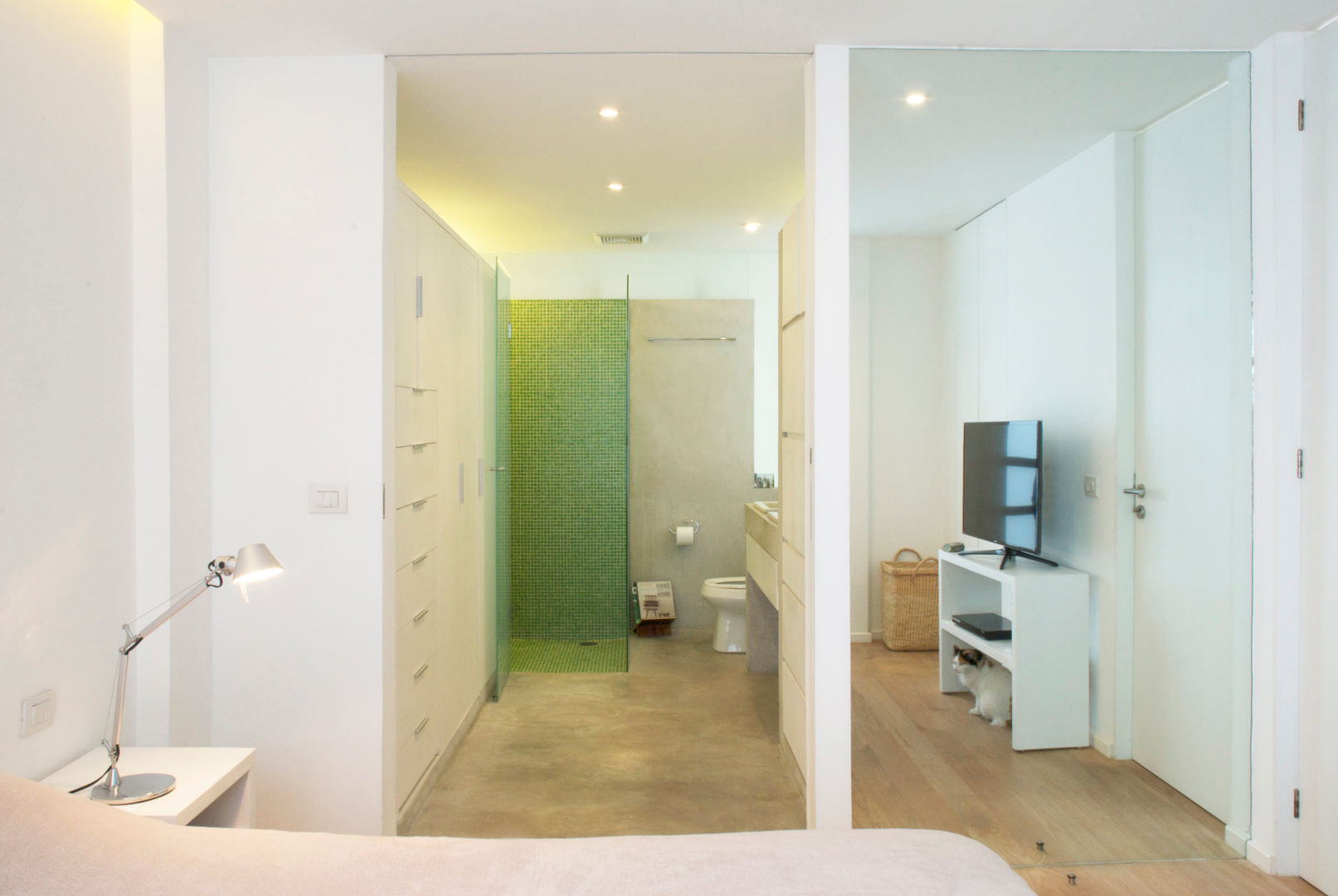 Departamento Condesa / Remodelación , AWA arquitectos AWA arquitectos Minimalistische Badezimmer Holz Holznachbildung