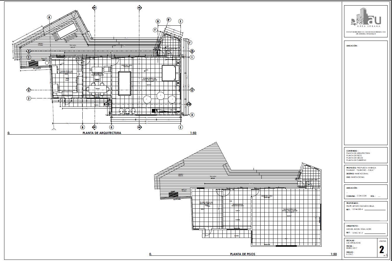 Plano de arquitectura y estructura homify