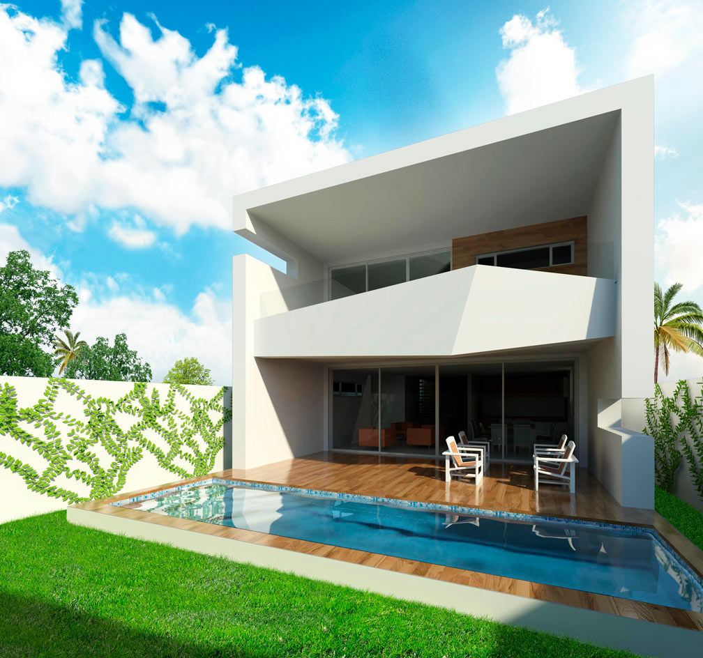 homify Rumah Modern Beton Bertulang