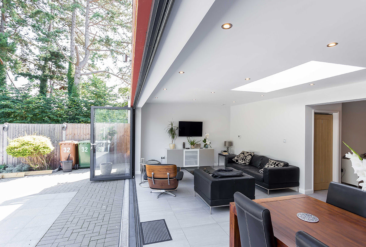 Pinner Extension , The Market Design & Build The Market Design & Build Moderne Wohnzimmer