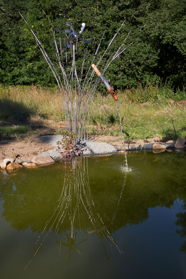 Girouette - Fontaine - Shishi Odoshi, Temo Temo Nowoczesny ogród