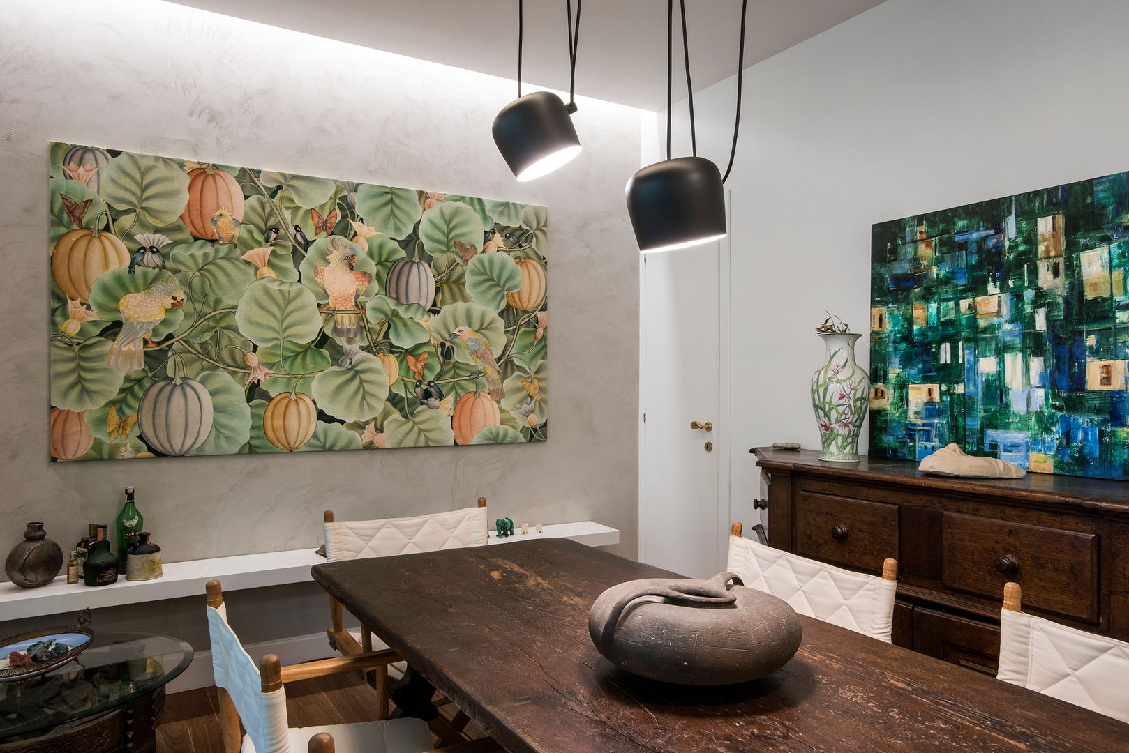 Via Giacinto Albini, Roma, studioQ studioQ Modern Dining Room