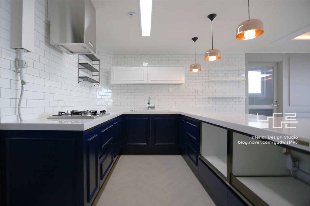 대구 북구 칠성휴먼시아 34평형, 남다른디자인 남다른디자인 Cocinas modernas: Ideas, imágenes y decoración