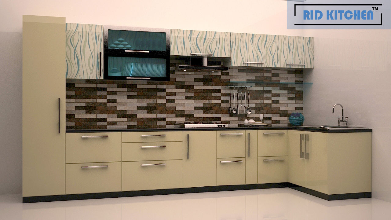 L Shape Modular Kitchen homify