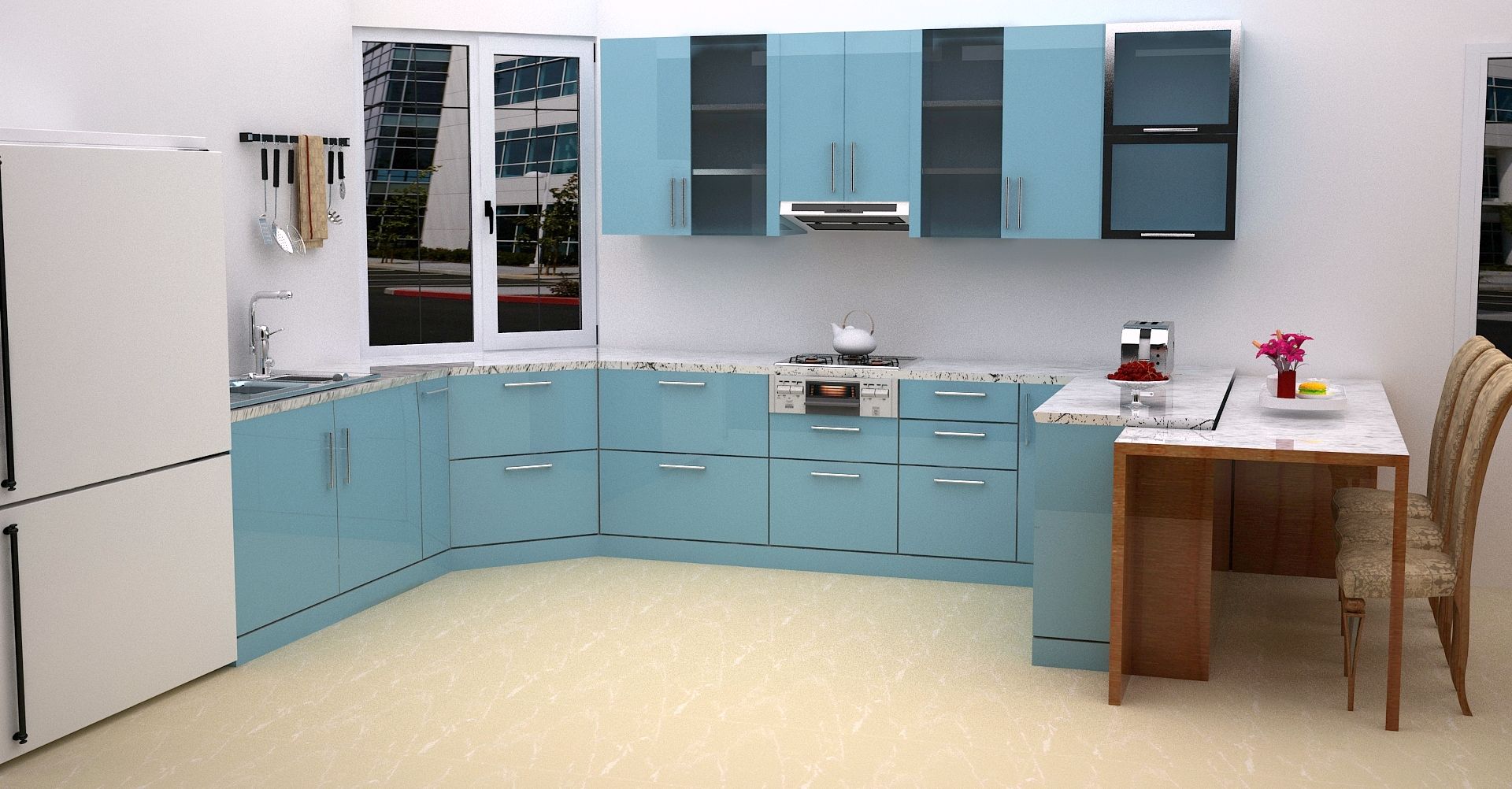 U Shape Modular Kitchen homify