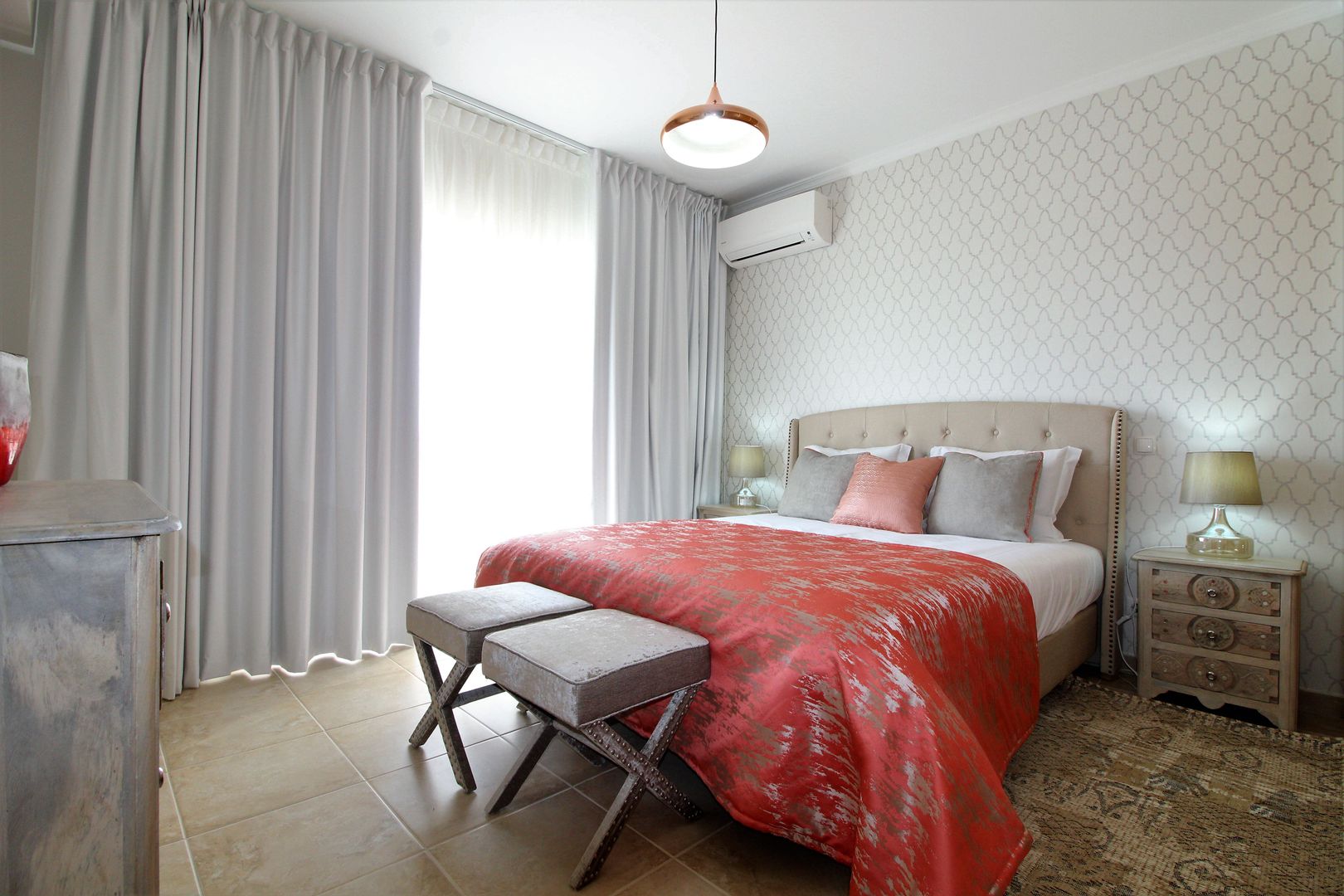 Casa Algarve -Zen Attitude, Atelier Ana Leonor Rocha Atelier Ana Leonor Rocha Eclectic style bedroom