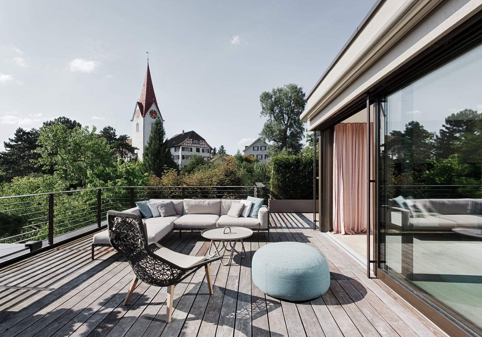 Objekt 317, meier architekten zürich meier architekten zürich Modern balcony, veranda & terrace