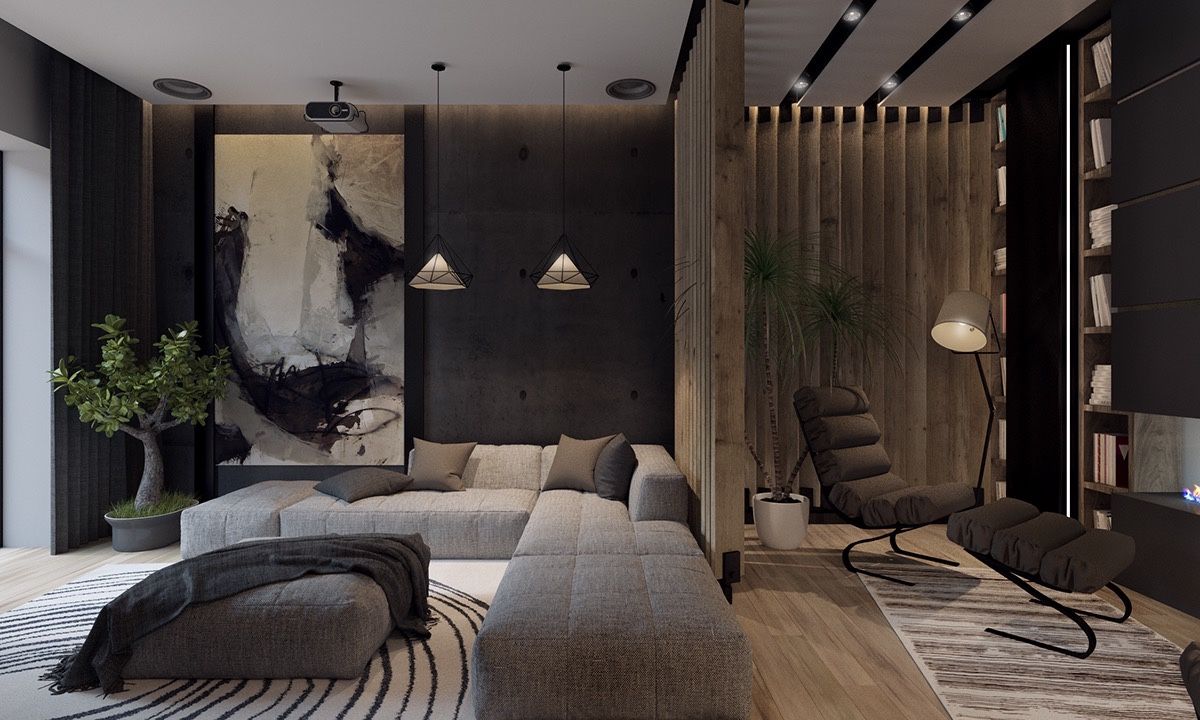 VİLLA WOX, Gökhan BAYUR İç Mimarlık Gökhan BAYUR İç Mimarlık Modern Living Room