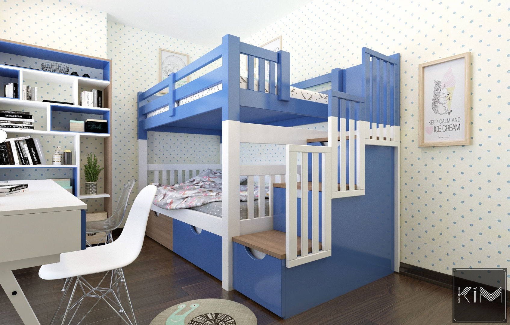 Dự án Five Star Garden, KIM - furniture KIM - furniture Dormitorios infantiles modernos