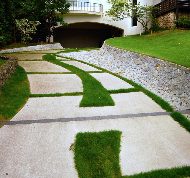 Garden Visualizing Fashion Models as Landscape homify Asian style garage/shed