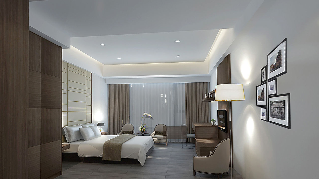 project-3002 , YU SPACE DESIGN YU SPACE DESIGN Modern style bedroom Wood Wood effect