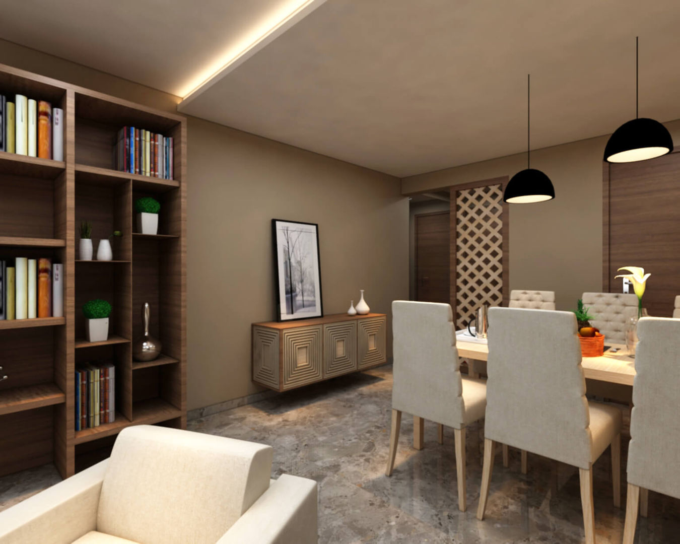 Borivali Residence, Midas Dezign Midas Dezign Asian style dining room