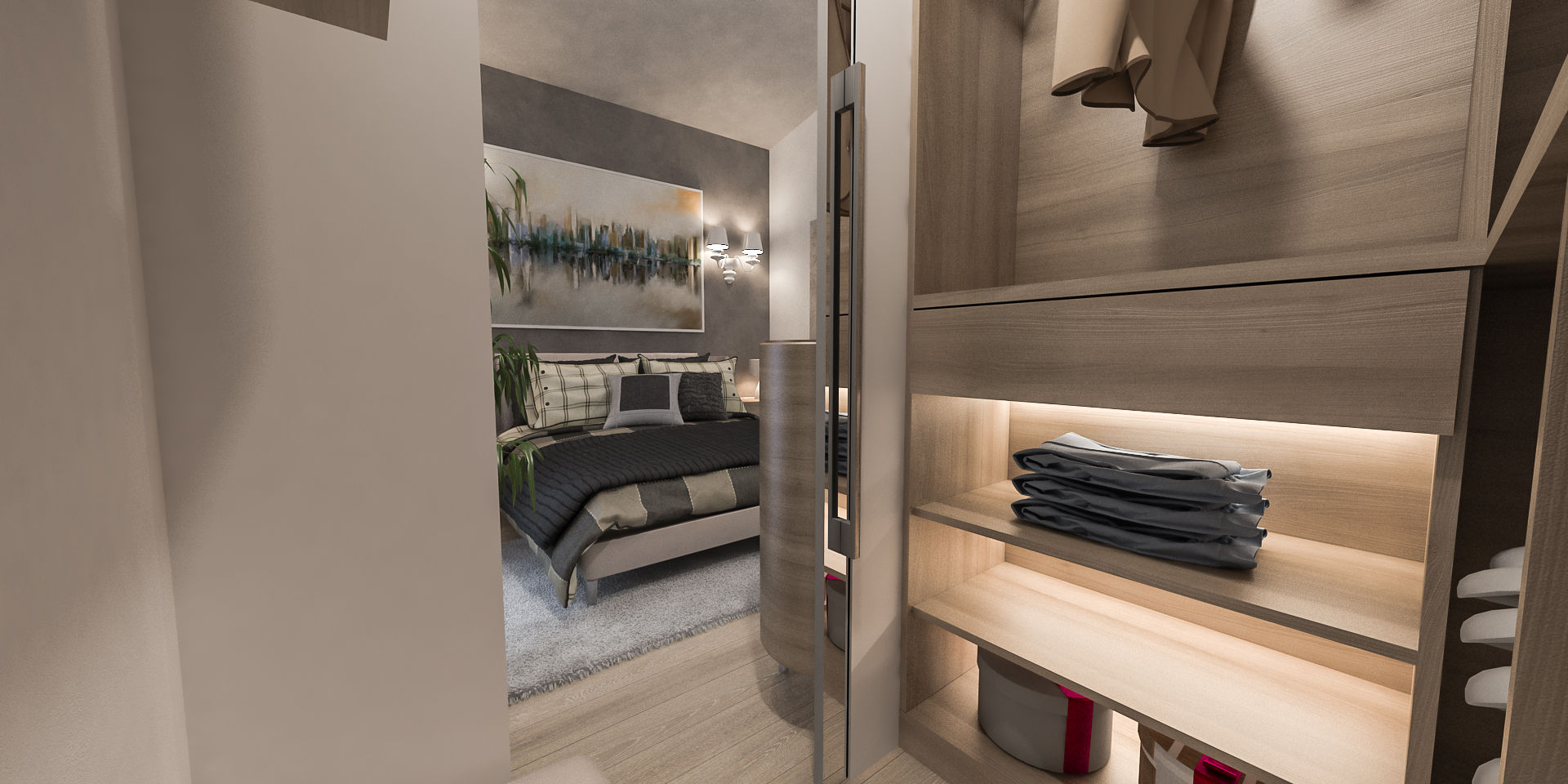 villetta in provincia di bergamo, studiosagitair studiosagitair Closets de estilo moderno