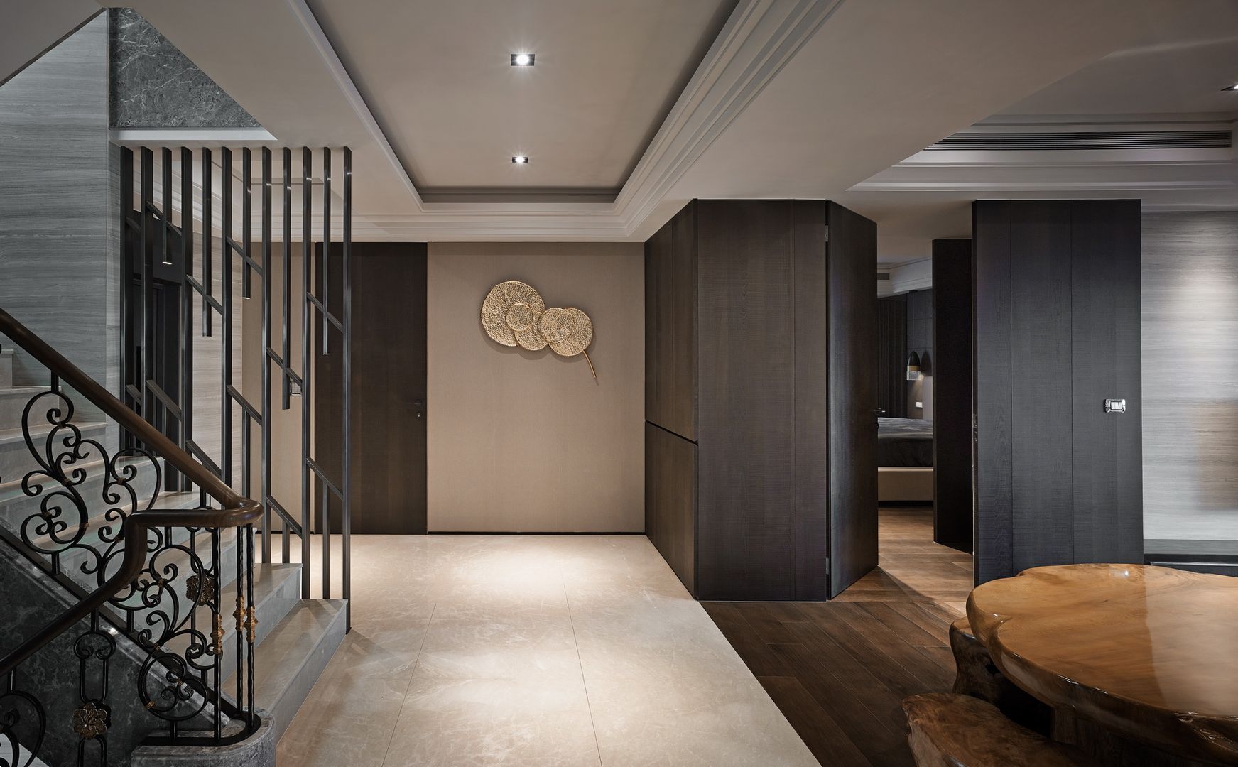 《光合‧盛燦》, 辰林設計 辰林設計 現代風玄關、走廊與階梯