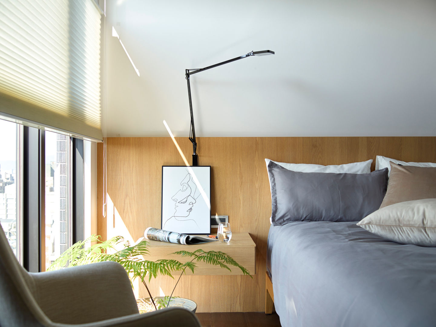 主臥室 樸十設計有限公司 SIMPURE Design Modern style bedroom