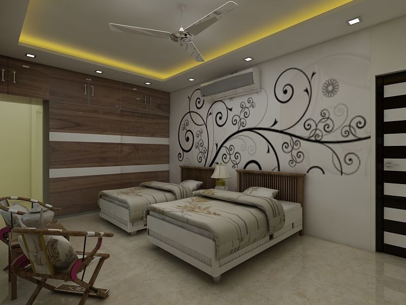 Bedroom homify Modern style bedroom