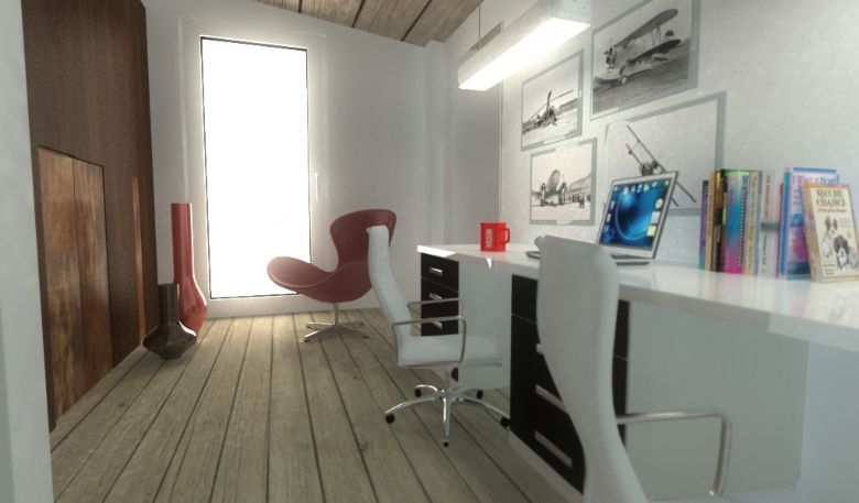 Estudio, Habitaka diseño y decoración Habitaka diseño y decoración Eclectic style study/office Wood Wood effect