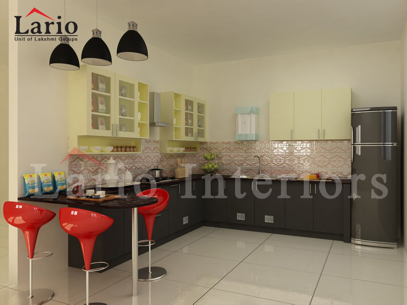 Modular kitchen homify Kitchen The best interiors,Kitchen utensils