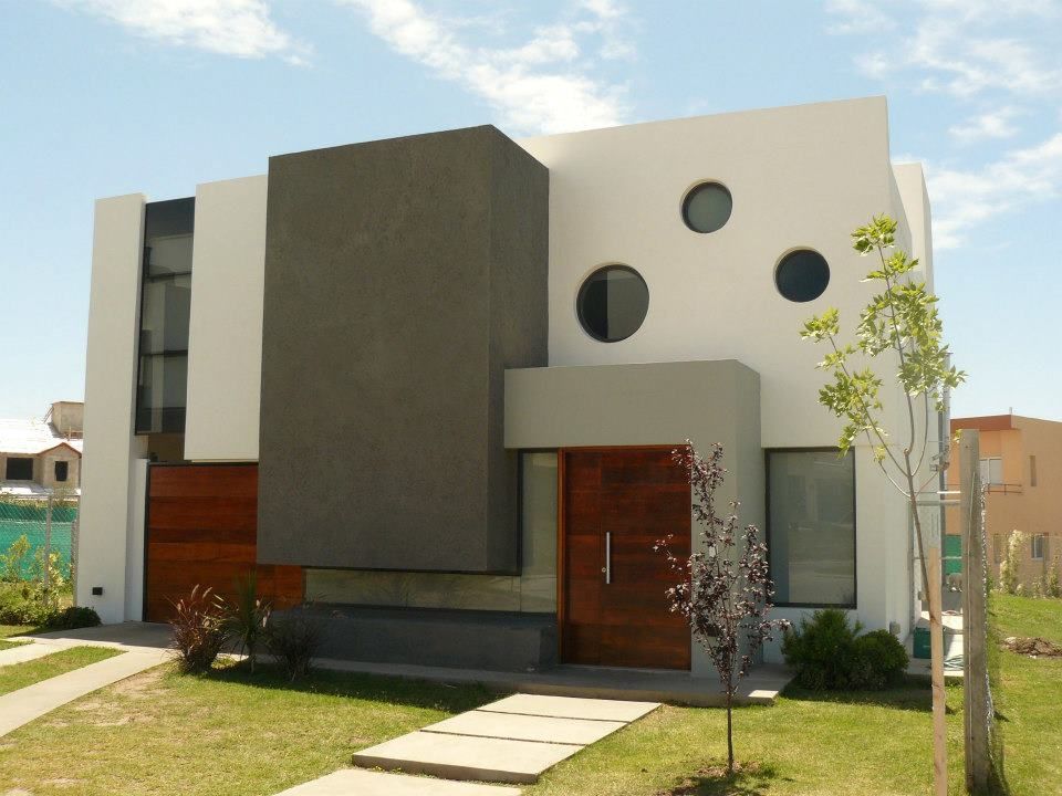 Fachada Estudio A+I Casas unifamiliares fachada moderna,fachada,exterior,vivienda,dos plantas,funcional,familia,unifamiliar,diseño