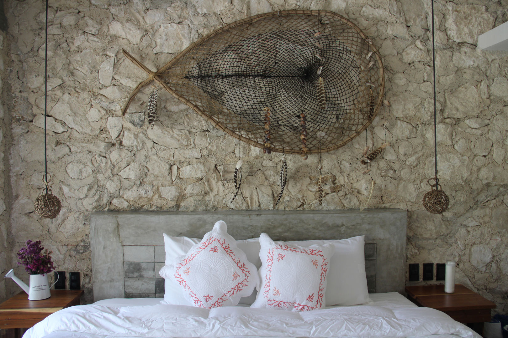 Villa Cherie, CO-TA ARQUITECTURA CO-TA ARQUITECTURA Rustic style bedroom