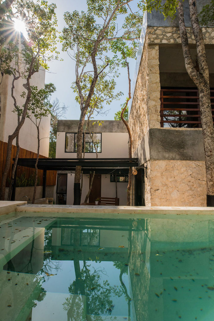 Villa Cherie, CO-TA ARQUITECTURA CO-TA ARQUITECTURA ラスティックな 家