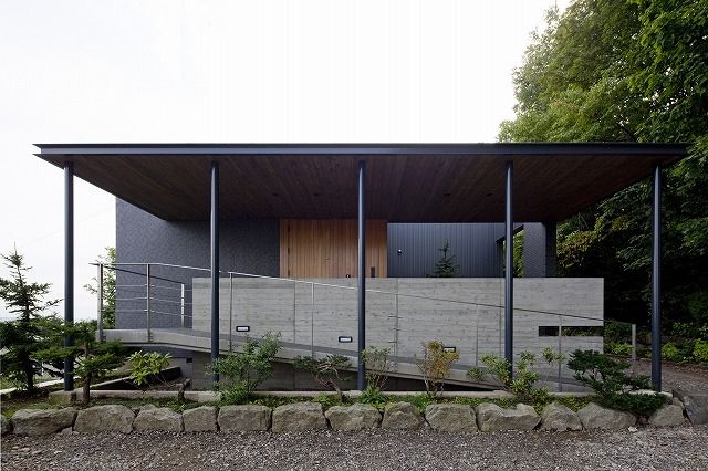 BORDER, 株式会社 ATELIER O2 株式会社 ATELIER O2 Modern Houses