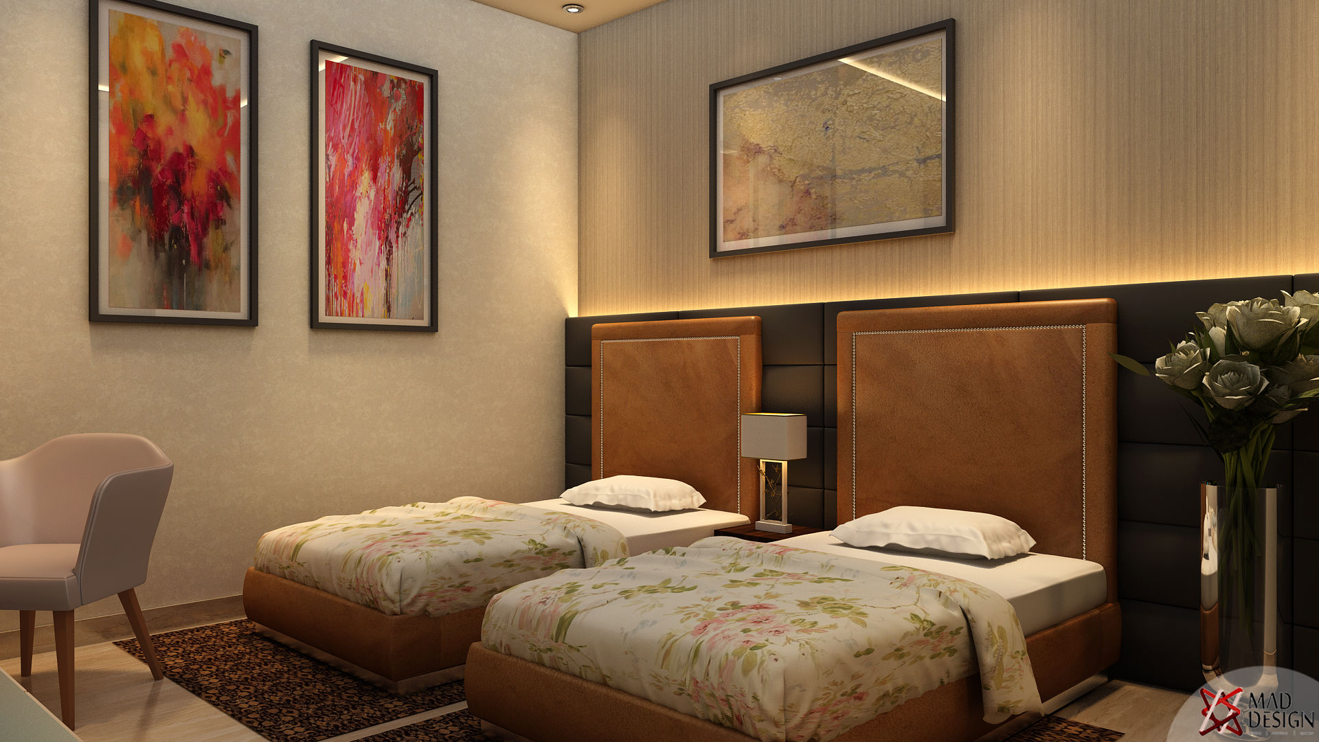 RESIDENTIAL PROJECT homify Eclectic style bedroom