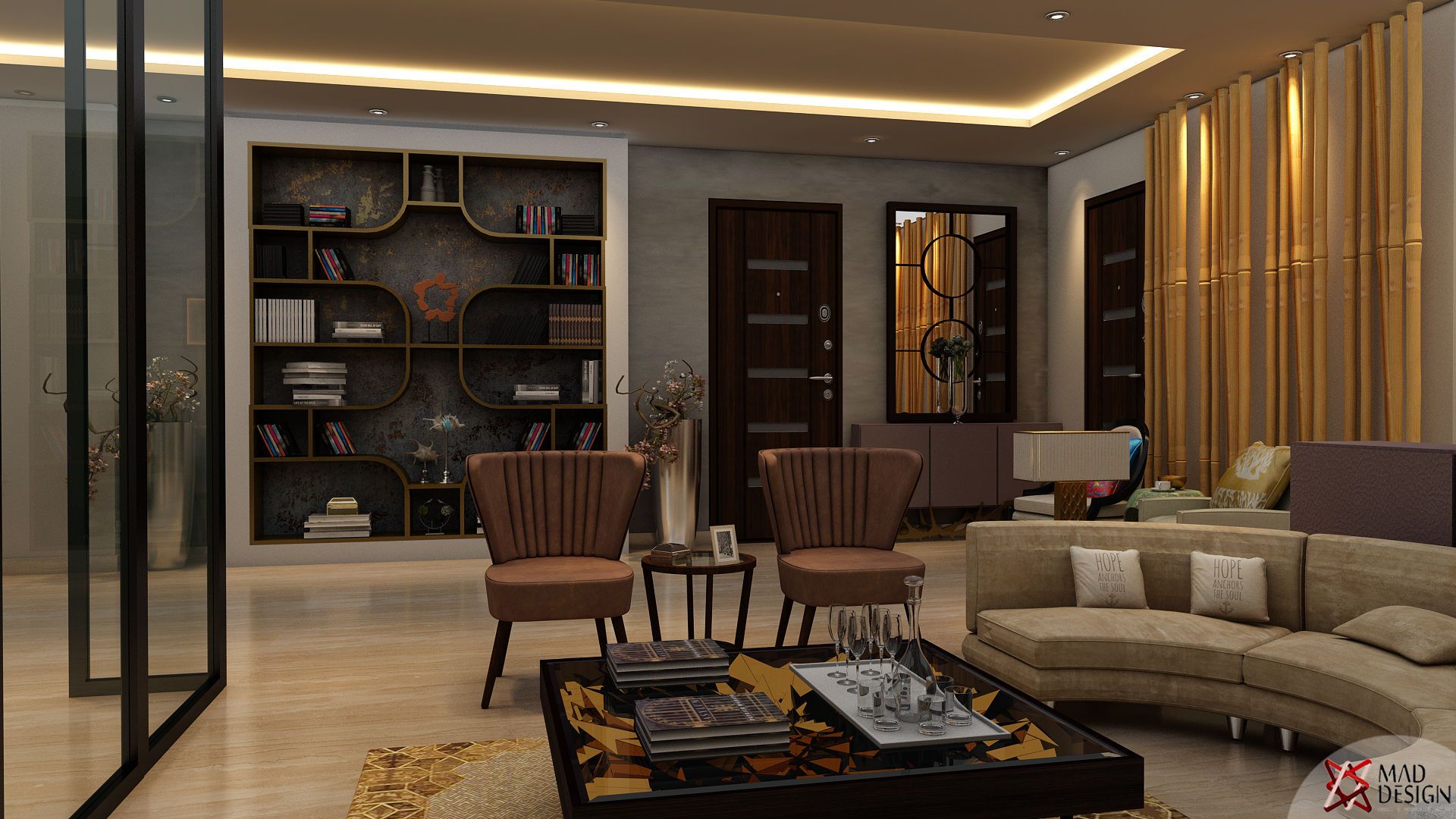 RESIDENTIAL PROJECT homify Eclectic style living room