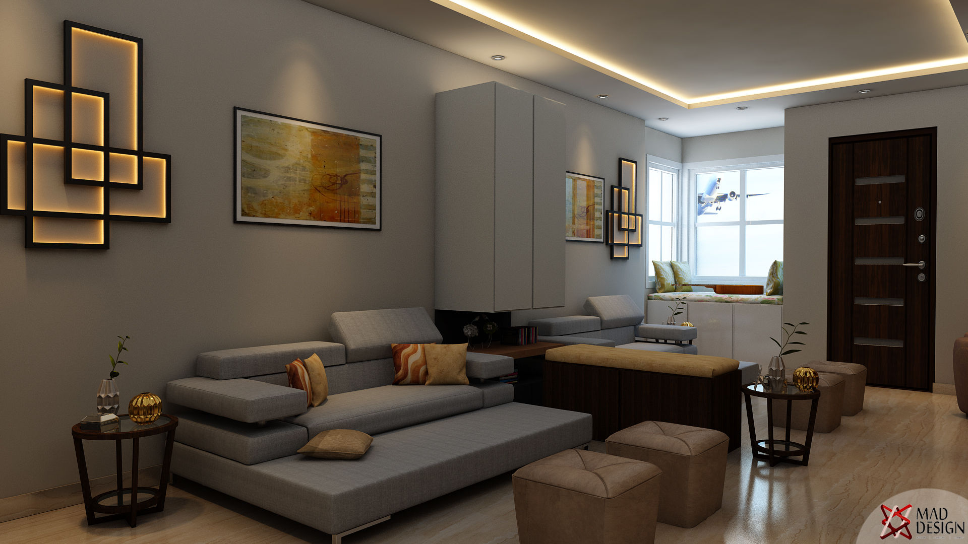 RESIDENTIAL PROJECT homify Living room