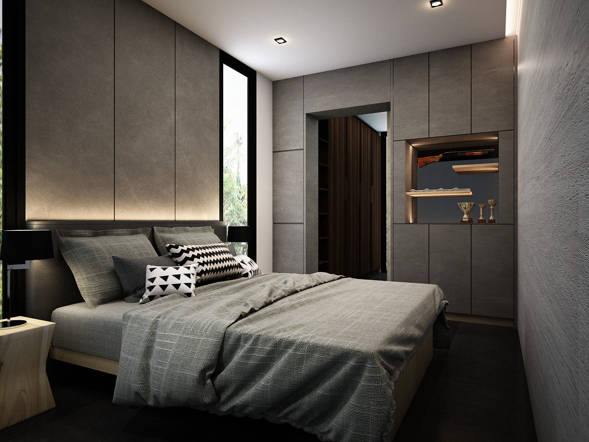 Heddster Factory House, Zero field design studio Zero field design studio Minimalist bedroom