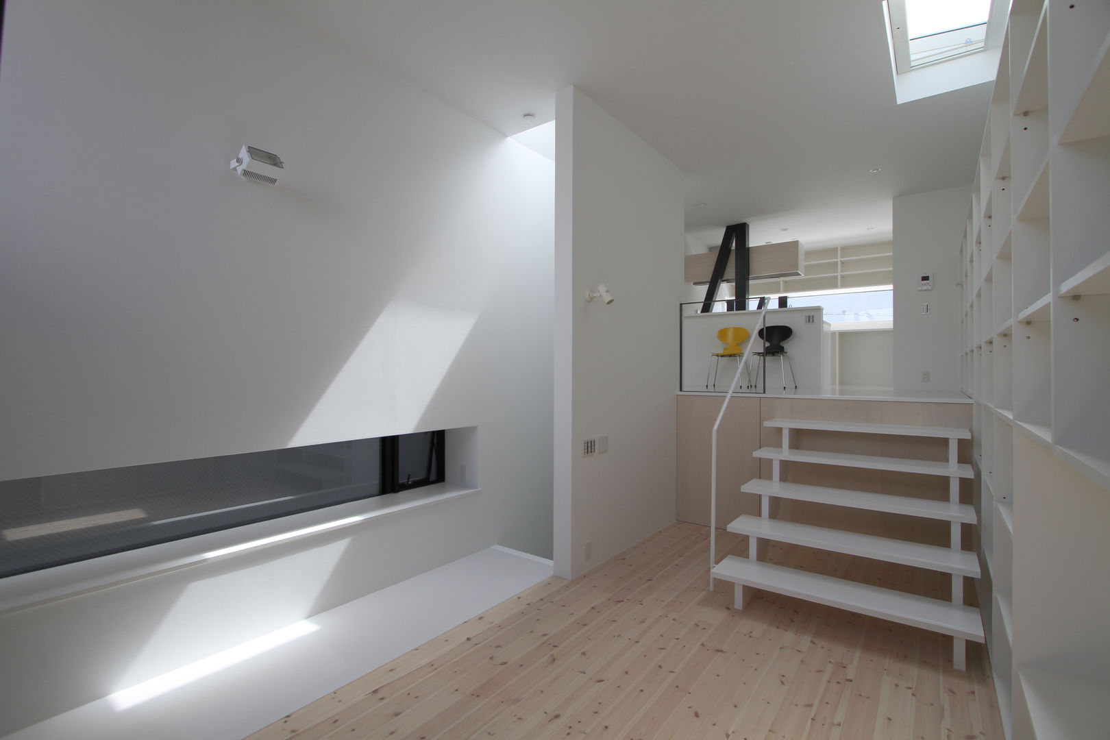 ハコノオウチ01, 石川淳建築設計事務所 石川淳建築設計事務所 Minimalist living room