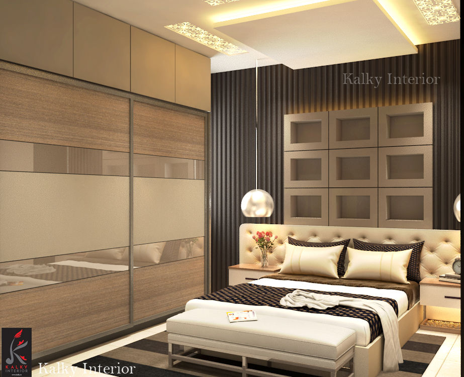 Master bedroom homify Modern style bedroom Plywood Beds & headboards