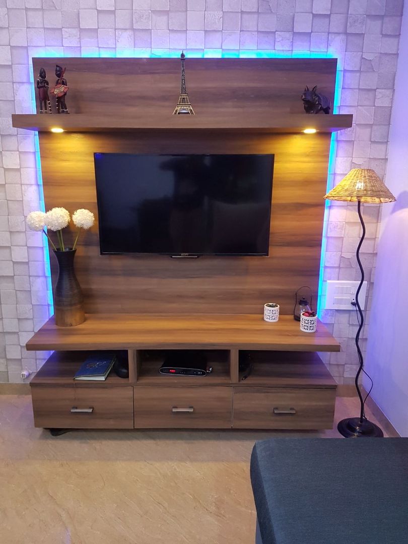 homify Moderne Wohnzimmer TV- und Mediamöbel