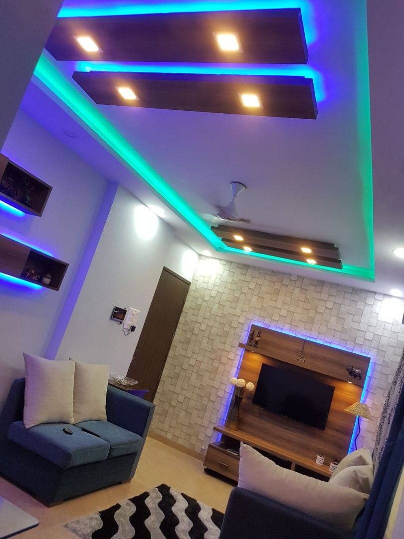 homify Salas de estar modernas Iluminação