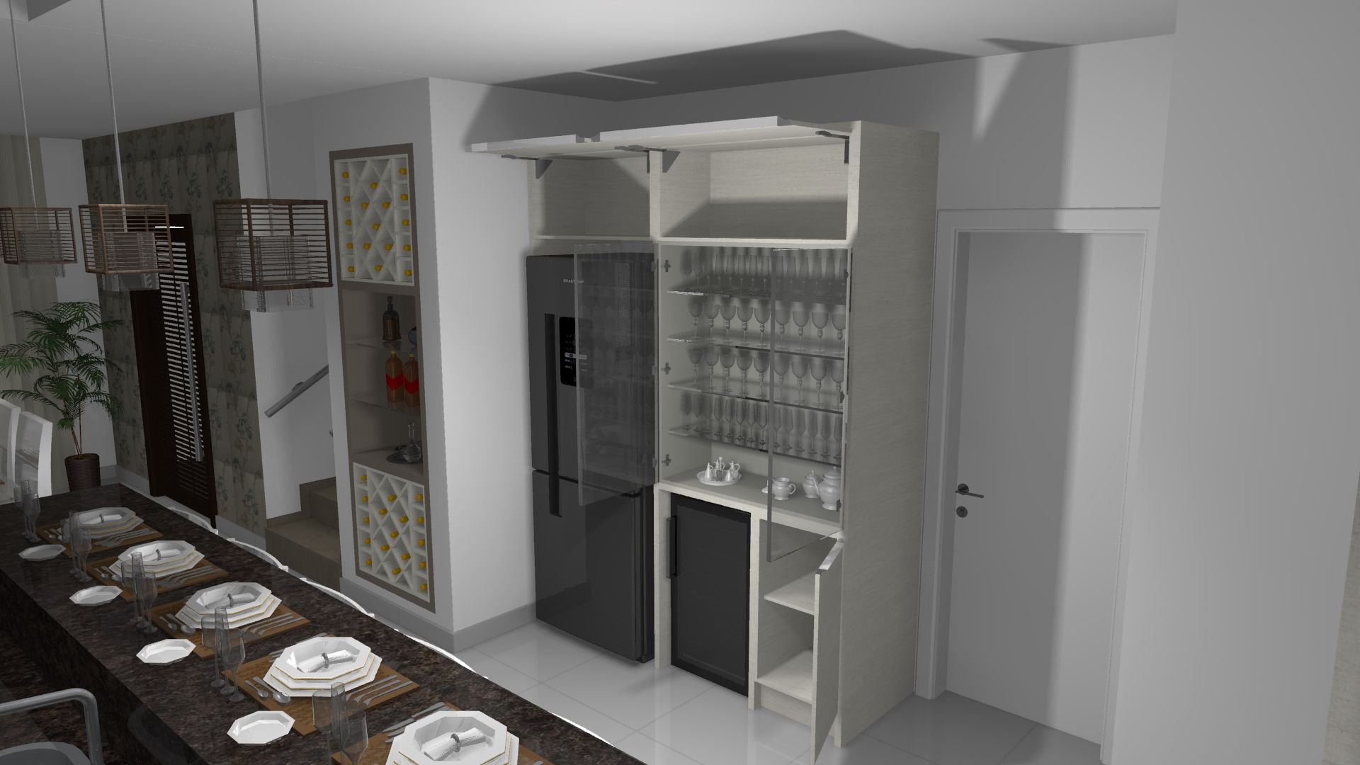 homify Cucina moderna Armadietti & Scaffali