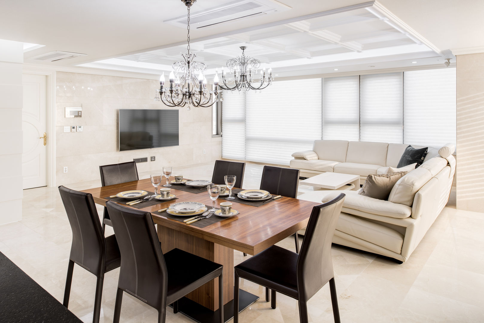 목동 하이페리온 183㎡ 56PY, wid design 위드디자인 wid design 위드디자인 Classic style dining room