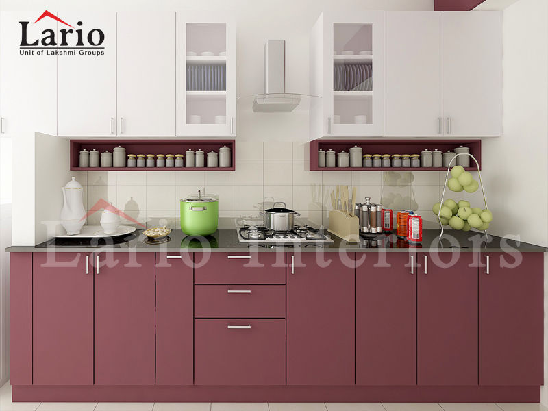 Modular kitchen homify Kitchen Storage